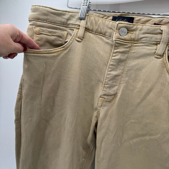34 Heritage Jeans Mens 34 (35x29 ACTUAL) Courage Mid Rise Light Tan Denim HEMMED - Picture 6 of 12